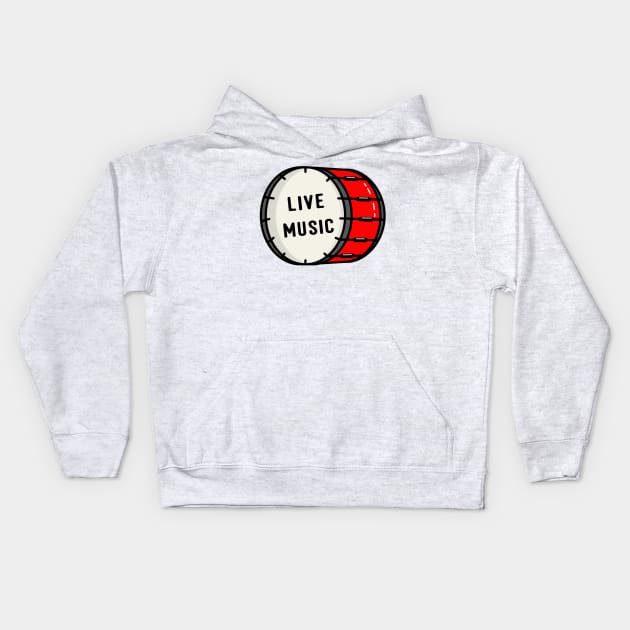 live music Kids Hoodie by gunungsulah store